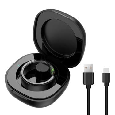 Imagem de Tangxi Caso do Carregador Sem Fio para R02 R03 R06 R11M R8 H01 R02 SR05 E SMART RINGS Com Porta de Carregamento Magnético, Anéis de Fitness 200mAh Charging Dock Com Luz Indicadora