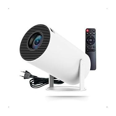 Imagem de Projetor Portatil 5g Wifi 6 Bluetooth 5.0 Android 11 HY300 Projetor 4K 1080 Full HD Suporte 8000 Lumens Para Celular LED Auto Correção Horizontal 180° Premium