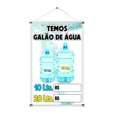 Imagem de Banner pronto Água BA 005 medida 45x70 cm arte pronta