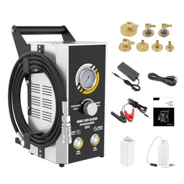 Imagem de Kit de sangria de freio, máquina de troca de óleo de fluido de freio automotivo 110V, bomba extratora de fluido de óleo de freio, modo padrão e rápido, operação com uma pessoa, troca de fluido de um