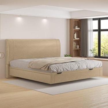 Imagem de Cama Baú Flutuante Space King Size material ecológico PU - Skybox - SK