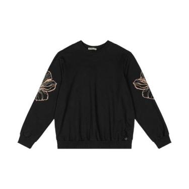 Imagem de Blusão Feminino Plus Size Secret Glam Preto, Plus G4, Preto