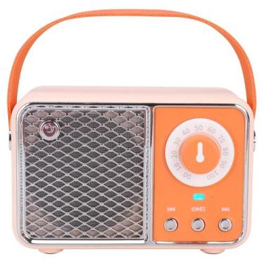 Imagem de Alto-falante Bluetooth Dosmix Retro Vintage Orange