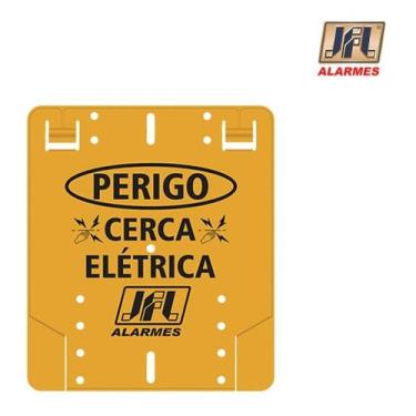 Imagem de Placa advertência p/ cerca elétrica - jfl