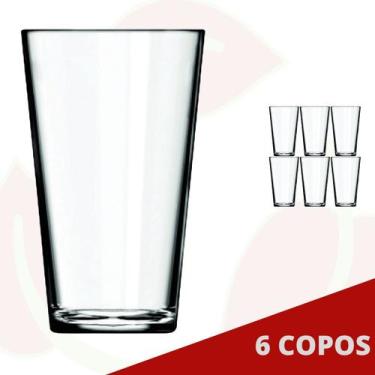 Imagem de 6 Copo de Vidro Cairo Transparente Nadir Suco Água Bebidas - NADIR FIG