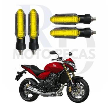 Imagem de Kit Seta para Moto HONDA CB 650F Pisca Led Universal P53 12V Esportivo