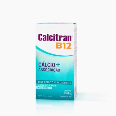 Imagem de Calcitran B12 Solução Oral 150ml - Cálcio com Vitamina B12 Infantil e Adulto