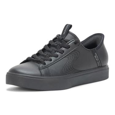 Imagem de Skechers Tênis feminino Eden Lx-Royal Stride Hands Free Slip-ins, Preto/Preto, 6.5