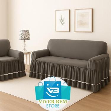 Imagem de Capa Para Sofá Dália 2 e 3 lugares - BELL ENXOVAIS, Sofa de 3 lugares,