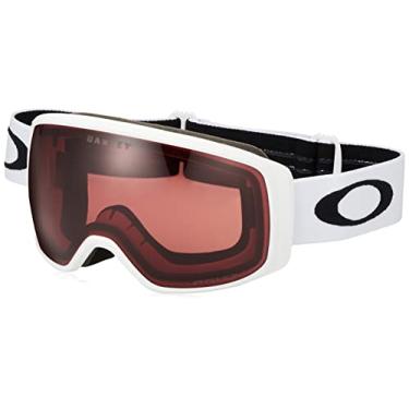 Imagem de Oakley Óculos de neve Flight Tracker branco fosco médio com granada Prizm