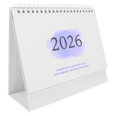 Imagem de SHINEOFI Mini calendário de mesa, pequeno calendário de abertura: julho de 2025 a dezembro de 2026, planejador mensal para agendamento, organização, decoração de escritório em casa