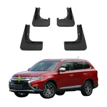 Imagem de 4 Pces Para-Lamas para Automóveis, Protetor de Lama Resistente do Respingo Plástico de Proteção Reforçada compatível com Mitsubishi Outlander 2015 2016 2017 2018 2019 2020 2021