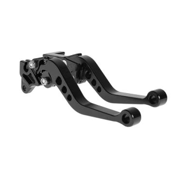 Imagem de VekAuto Alavancas de embreagem de freio curtas para Yamaha YFZ 450 S/T/V 2003-2006 Alavanca de freio ajustável para guidão de motocicleta liga de alumínio preto sólido 1 par