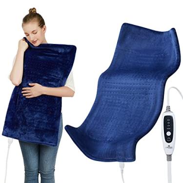 Imagem de Heating Pad for Back Pain Relief, CAROMIO 33"x17" Extra Large Electric Heating Pads for Cramps Neck and Shoulders, Moist & Dry Heat Therapy,2H Auto Off,4 Temperature Settings,Machine Washable