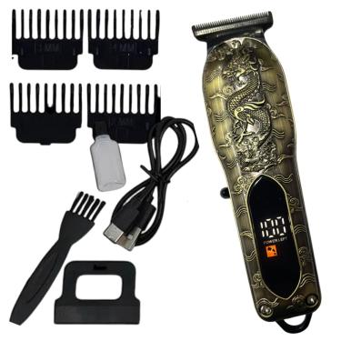 Imagem de Maquininha Cabelo Barba Profissional Recarregável Dragão 5w