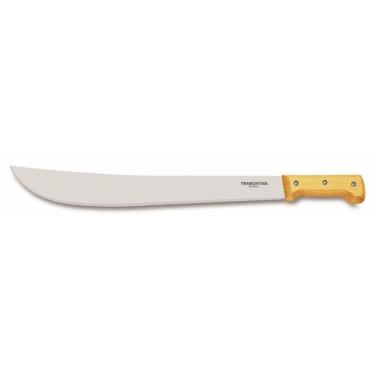 Imagem de Facao Mato 20 Lamina Aco Carbono E Cabo Madeira Tramontina