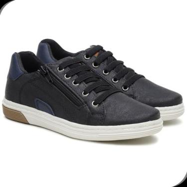 Imagem de Tênis Sapatênis Infantil Para Meninos Masculino Calce Fácil Rovetto Pr