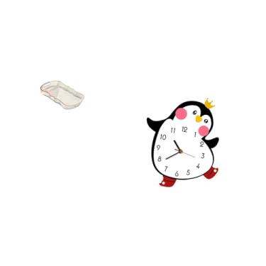 Imagem de Fenteer Linda Bandeja de Café Da Manhã para Cafeteria E Decoração de Quarto com Desenho de Pinguim, Armazenamento de Frutas E Multifuncional para Casa