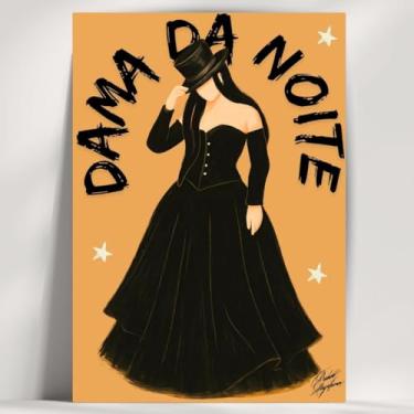 Imagem de Coleção de 62 quadros decorativos Giz - Umbanda e Candomblé - Decoração Orixá - Afro Brasileira - Escolha o seu Orixá! (Clássico, Dama da Noite, 28x20cm)