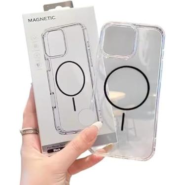 Imagem de Capa Ultra Slim Magnética Compativel Sansung Galaxy S24 / S25 Transparente (BRANCO)