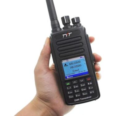 Imagem de ANYSECU Md-Uv390 Plus 5W Saída Ip67 À Prova D'Água Walkie Talkie Digital Dual Band Vhf Uhf Dmr Rádio Com Criptografia Aes256