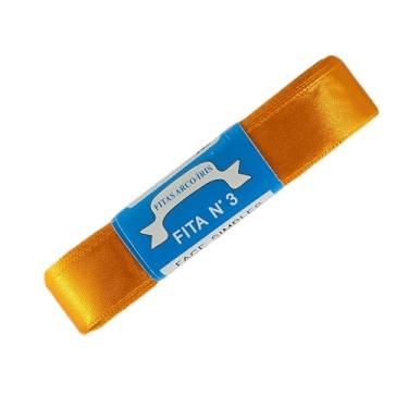 Imagem de TRADER, Fita De Cetim Trader 15mm N°3 Com 10 Metros, COR 25 LARANJA