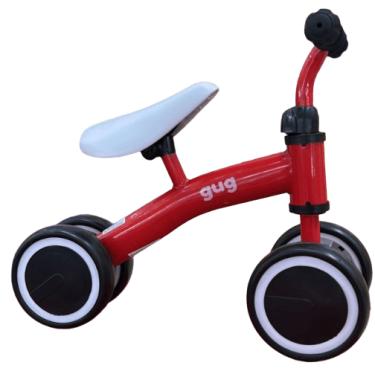 Imagem de Bicicleta de Equilibrio - 4 Rodas Vermelha SHINY TOYS