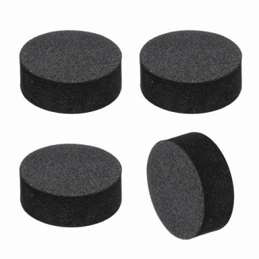 Imagem de Generic 4 almofadas de pé com isolamento de alto-falante unilateral, 25 mm x 10 mm, espuma antiderrapante, base de absorção de choque, amplificador de pé, tapete para alto-falante, sistema de som de