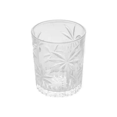 Imagem de Copo De Cristal Baixo Palm Tree Coqueiro Transparente 340ml Wolff
