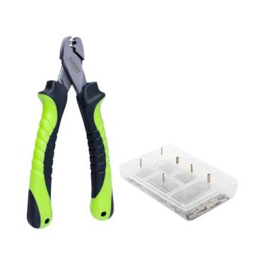 Imagem de Conjunto De Alicates Para Crimpagem De Linha De Pesca Com 6 Tamanhos E