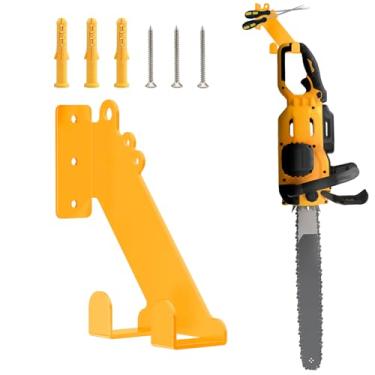 Imagem de Cabide de motosserra para motosserra Dewalt, suporte de parede de motosserra, suporte de motosserra resistente, organizador de galpão de garagem