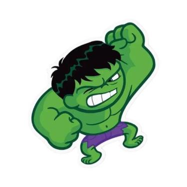 Imagem de Adesivo De Bicicleta De Desenho Animado De Super-Herói Verde À Prova d