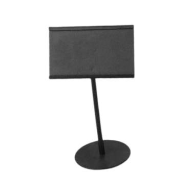 Imagem de MotiveTech Porta-cartões de lugar, etiquetas para sinalizar comidas, porta-números de mesa, porta-cartões de visita para festas, Preto