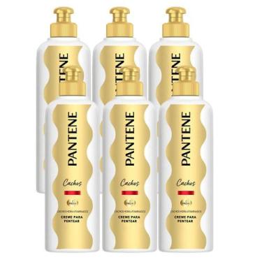 Imagem de Kit 6 Cremes Para Pentear Pantene Cachos Hidra-Vitaminados 240g