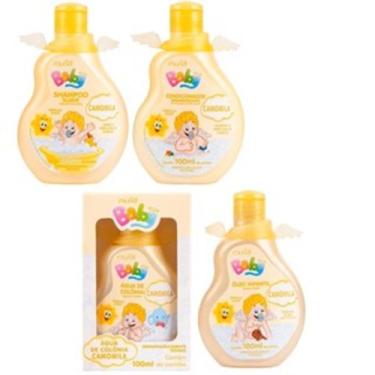 Imagem de Muriel Baby Shampoo Condicionador Colonia Oleo Camomila 100 ml Kit 4 P