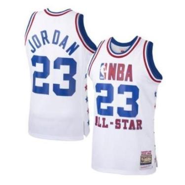 Imagem de Regata NBA Swingman Conferência Leste MJ Mitchell e Ness -Branca-Adulto-Masculino-Masculino