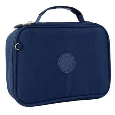 Imagem de Estojo Box Escolar Bolsinha Porta Caneta Lapis Coloridos Grande Jumbo Organizadora-Feminino