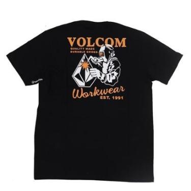 Imagem de Camiseta Volcom Workware Welder - Preto-Masculino