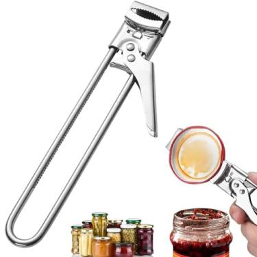 Imagem de 2026 Novo abridor de pote para mãos fracas ajustável multifuncional de aço inoxidável abridor de latas garra de pote abridor de tampa apertada garra de pote manual acessórios de cozinha