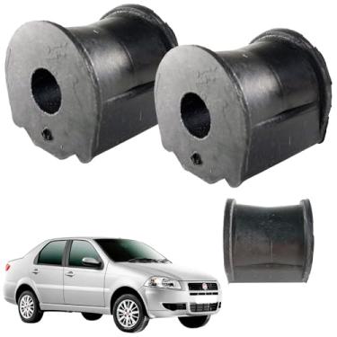 Imagem de Bucha Da Barra Estabilizadora Dianteira Siena 2002 2003 2004 2005 2006 2007 2008 2009 2010 2011 2012 2013 2014 2015 2016 2017 2018 2019 Diante