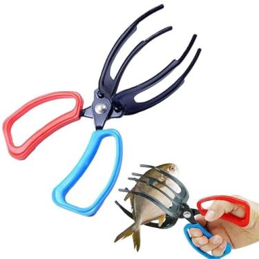 Imagem de Gripador de Peixe Metal Atualizado Alicate Pesca Multifuncional Clamp Controle com Três Dentes Suporte para Artigos a Maioria dos Peixes Água Doce