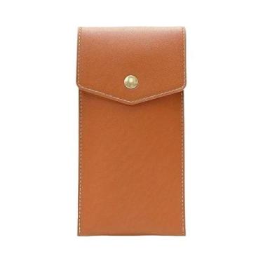 Imagem de Estojo De Lápis De Couro PU De Grande Capacidade Bolsa De Material Esc