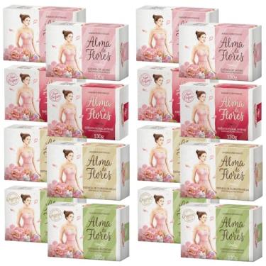 Imagem de Kit 16 Sabonete Alma de Flores Mix 130g