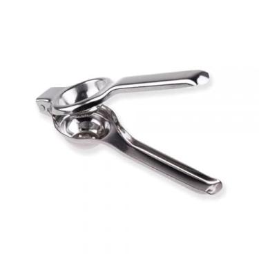 Imagem de Espremedor de Limão Manual em Aço Inoxidável, Prensa de Cítricos Multiuso, 20cm, Prata