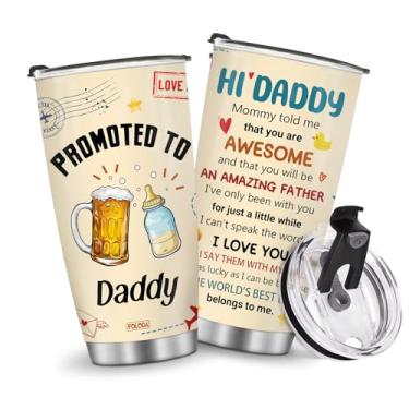 Imagem de Copos isolados Caneca Copo Reirement Pais Aniversário Presentes de Natal para Homens Pai Avô Viagem Essenciais Acessórios Essenciais Deve Ter Alça Gelada Fria 590 ml