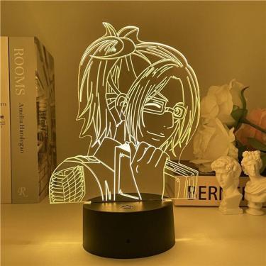 Imagem de Luz noturna LED 3D Attack on Titans Annie Leonharts