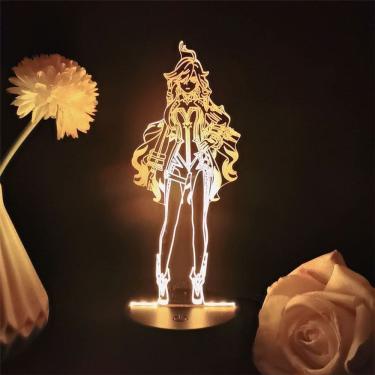 Imagem de Luz noturna LED 3D Plants vs Zombies Mavuikas Color Changing