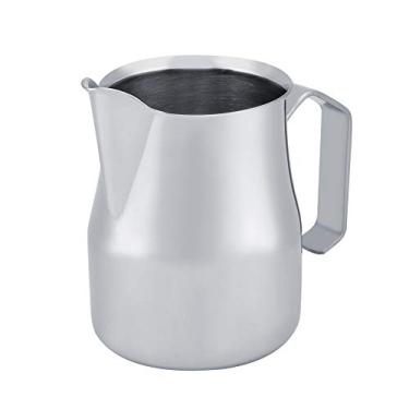 Imagem de Pote de Borbulhos Café e Leite Aço Inoxidável Jarra Arte Latte Espresso Premium Design Boca Afiada Águia Sólida Base Estável