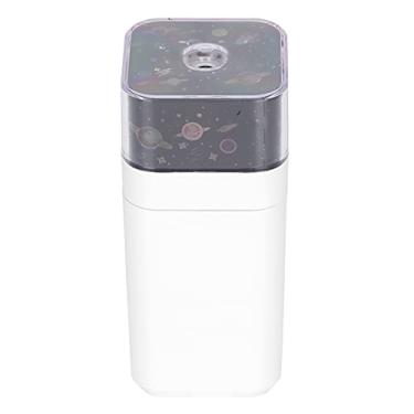 Imagem de ZJchao Umidificador Starlight, Mini Umidificador Ultrassônico de Luz Noturna LED Com Projeção Starlight, 300ml de água, Desligamento Automático, para Quarto de bebê, Festa de (Branca)