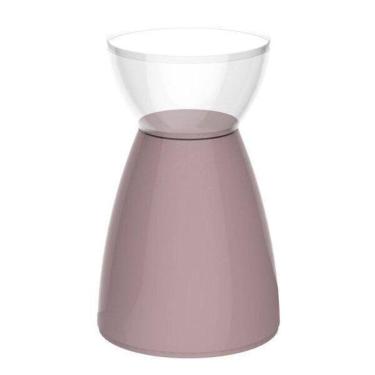 Imagem de Banqueta Rad Im In área Externa E Interna Policarbonato Incolor E Calla Rose 54,7 Cm (altura)